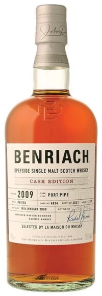 Benriach 12 YO 2009 Peated Port Pipe Single Cask
