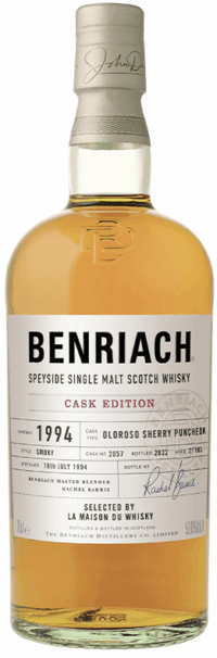 Benriach 27YO 1994 First-Fill Smoky Oloroso Puncheon SC