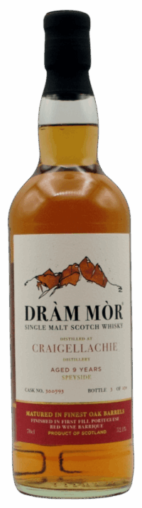 Dram Mor Craigellachie 2013 Red Wine Cask #300593