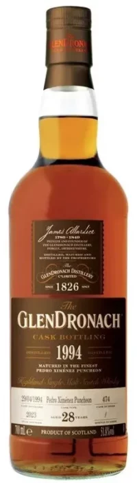 zdjęcie produktu Glendronach 28YO 1994 Pedro Ximenez Puncheon