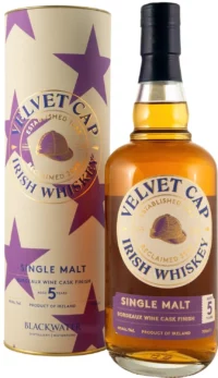 Velvet Cap Irish Whiskey Single Malt 5YO