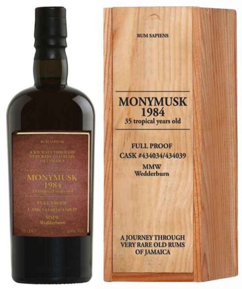 Monymusk MMW 1984 35YO Rum Sapiens - obrazek 2